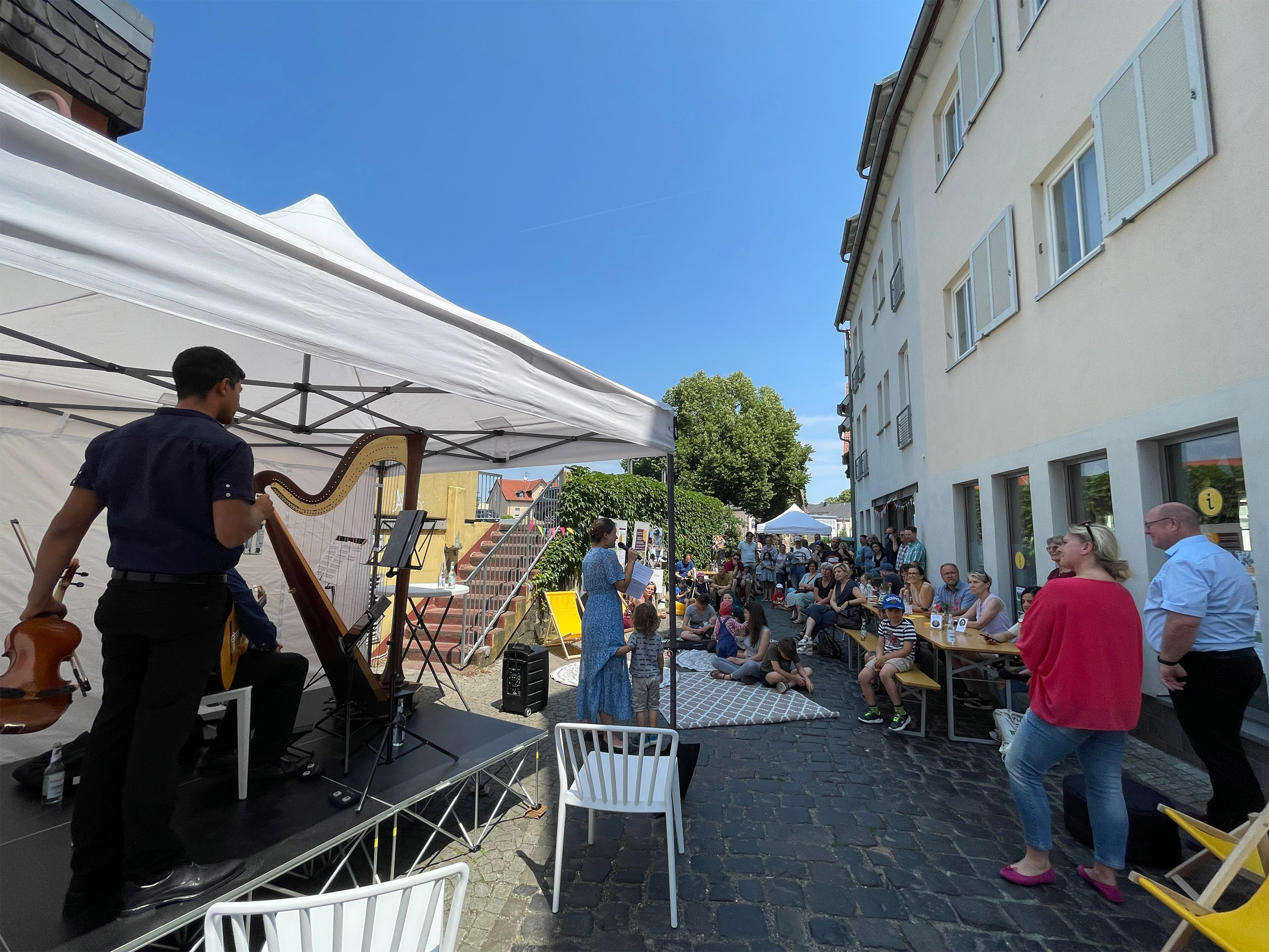 GV 2023 - Blick aus Richtung der Musilbühne auf die Eröffnung