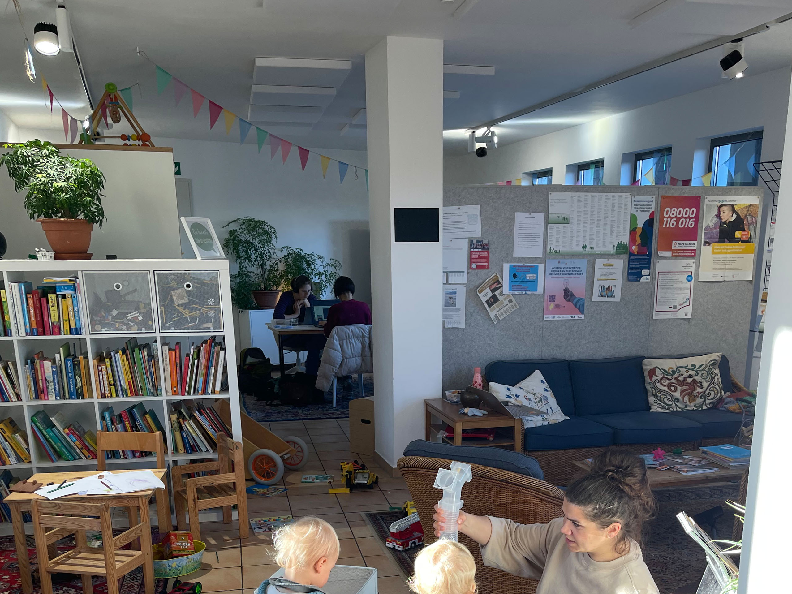 CoWorking im Hintergrund